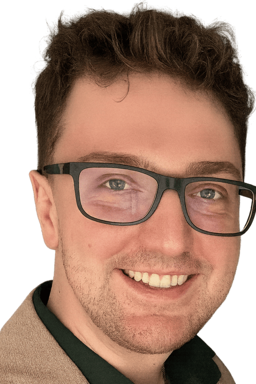 Kamil Kamyszek with glasses